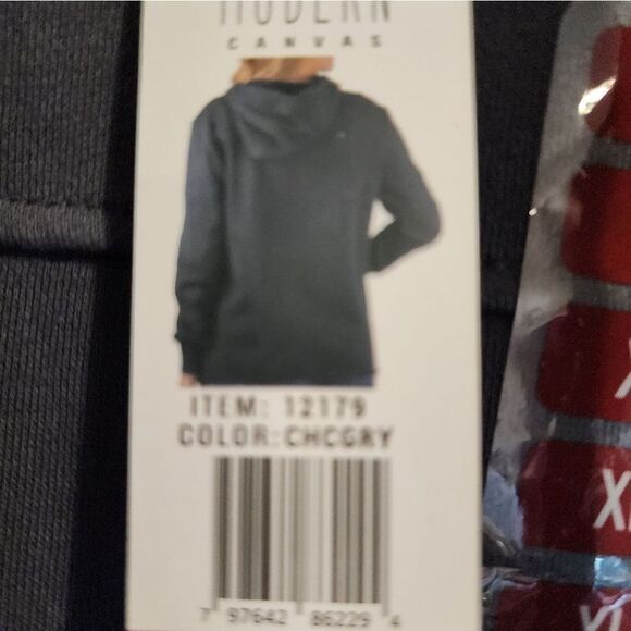 Modern canvas Hooded Sweatshirt - Picture 5 of 5